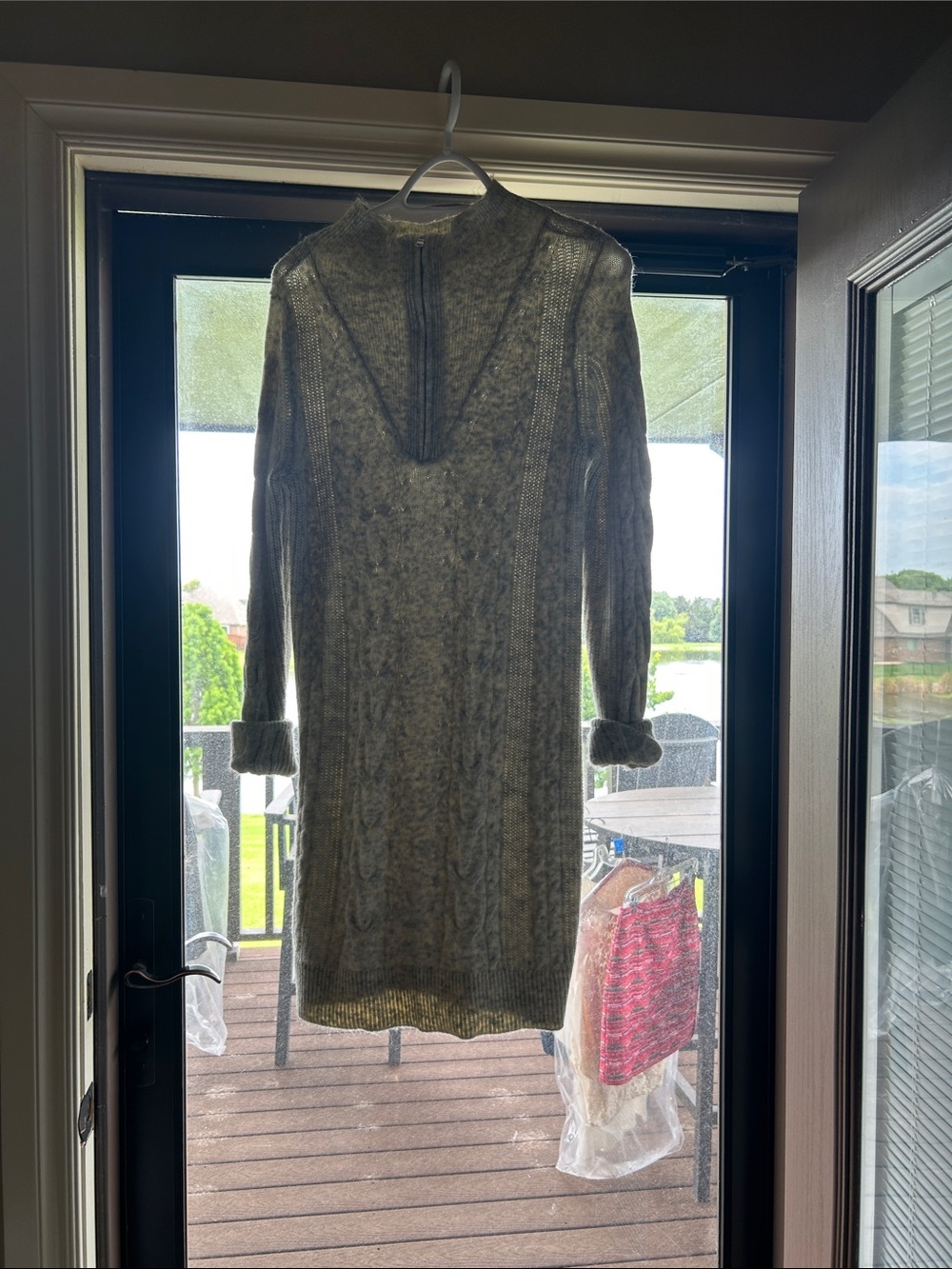 Light Gray Sweater Dress